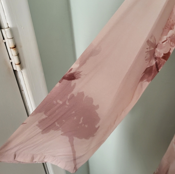 All Saints Cassandra Ume Petal Pink Dress Long Sleeve Size 4 - Picture 8 of 16